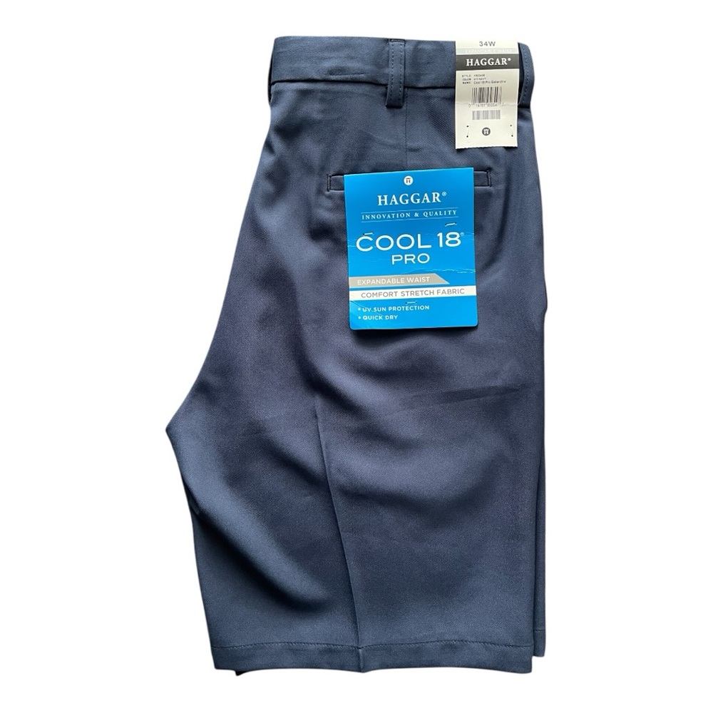 Haggar Men's Cool 18 Pro Shorts - Navy